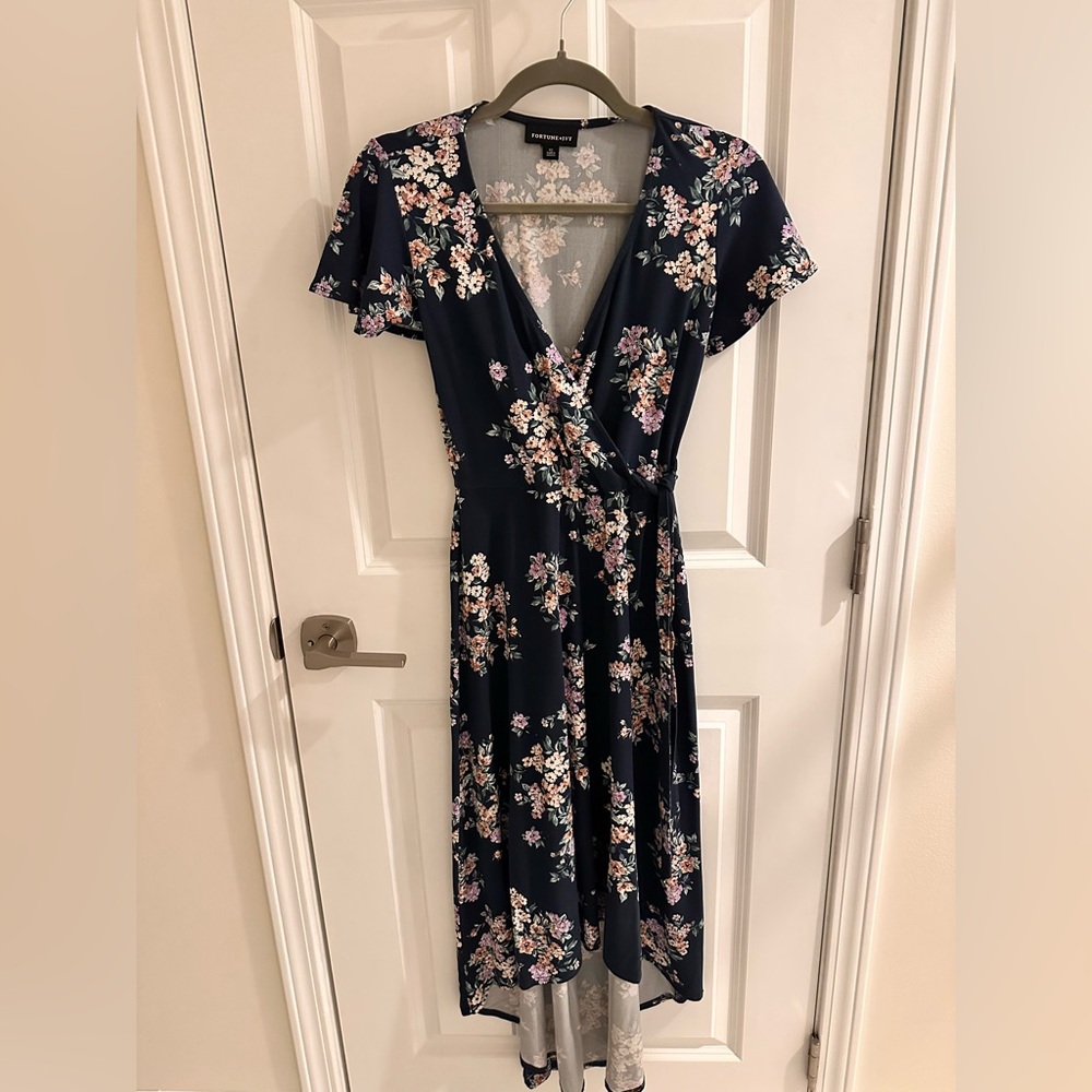 Floral Wrap Dress